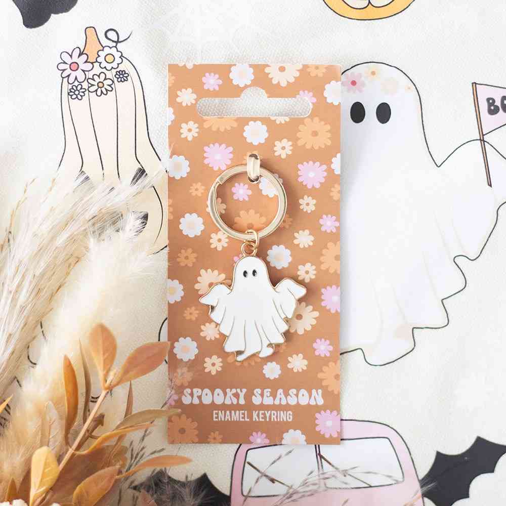 Something Different - Spooky Season Groovy Ghost Sleutelhanger - Multicolours